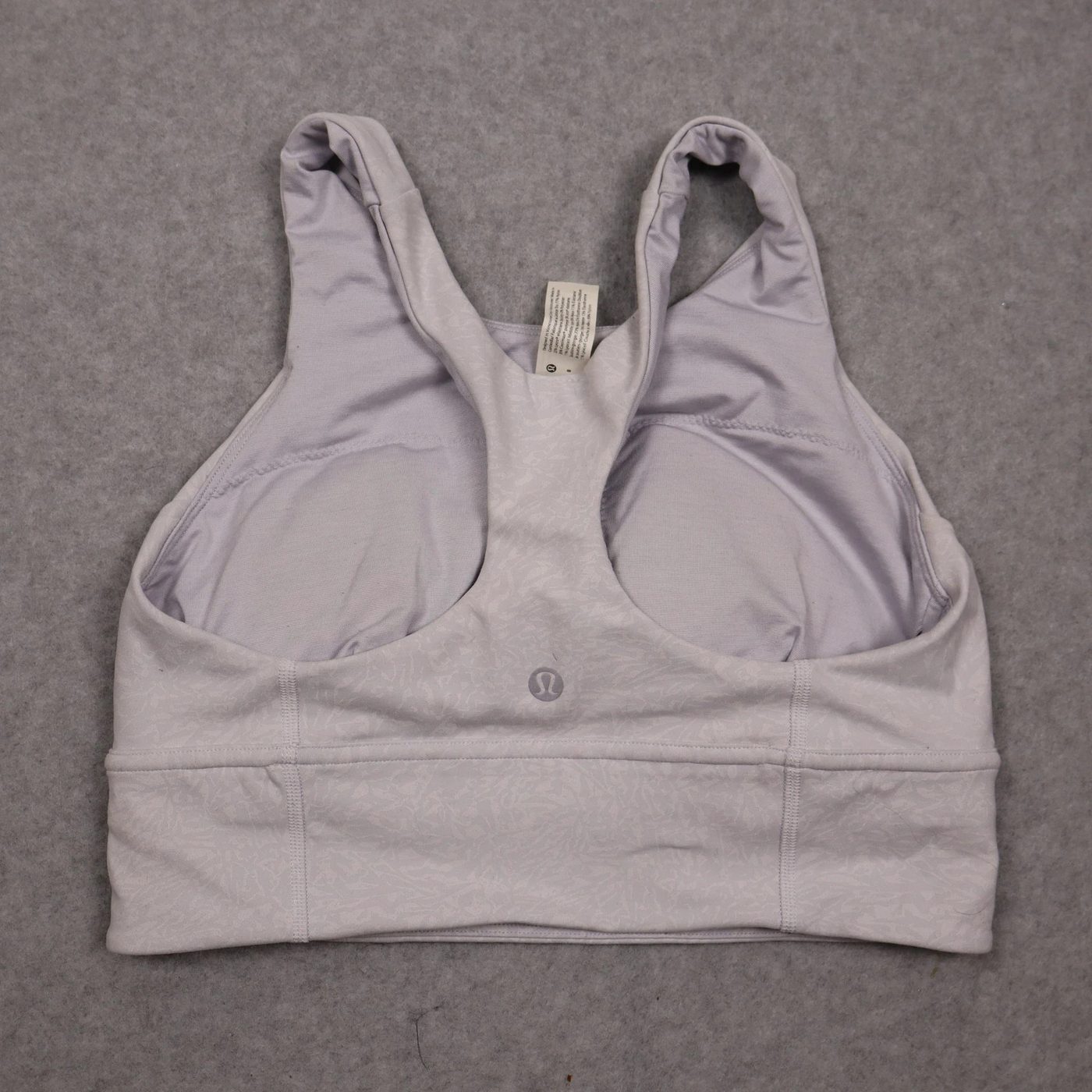 Pre-owned lululemon Wunder Train Bra in Everlux fabric, graded for wholesale resale